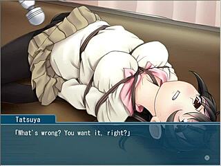 teacher punishes ojou-sama in lesson