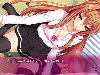 Hentai game with cumming babes and lingerie