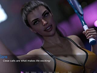 Visual novel gameplay for Summer's Gone 83 on PC
