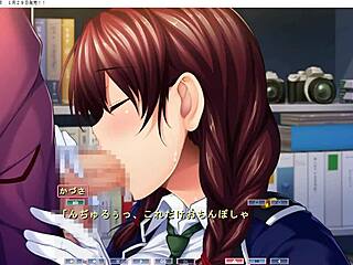 Seductive demo of lovedori-h game with asian hentai elements