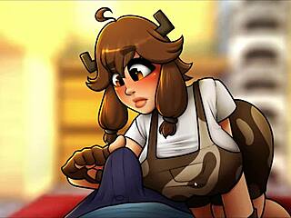 Cute Alex Gets DOUBLE CREAMPIE in Tight Pussy Hentai Game.