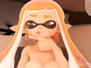 Splatoon themed party with some dirty squid action