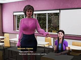 Big tits and natural tits MILF in cartoon porn video