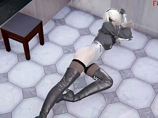 2B Dances and Fucks in Shower!
