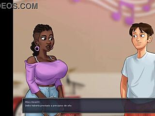 Hentai music lesson with a tarty teacher and her big boobs