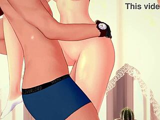 gwen alone at home wants to fuck