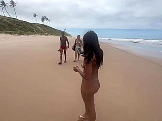Nudist beach adventure with hot girls and intense sex scenes