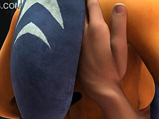 In this star wars parody, the master dominates with maledom techniques while voyeurs watch forbidden emotions unfold in detailed scenes.