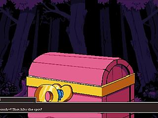 Flip Witch Pixel Hentai Game Ep 2: Huge Sextoy Dominates Big Monster Girl