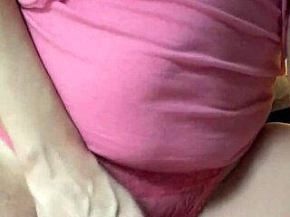 Golden shower masturbation scene with old amateur lover