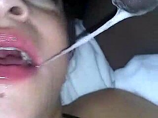 Three woman having fun with two big black cocks