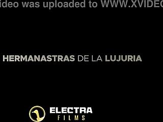 Two petite 18+ Latinas ride and deepthroat stepfather in threesome