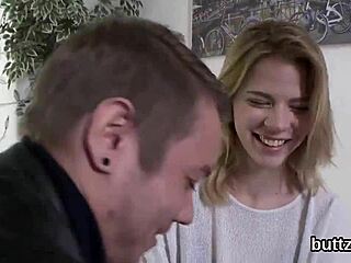 Tight teen's narrow pussy and ass hole get intensely penetrated