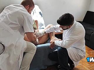 Gay Blowjob at Gynecologist Visit