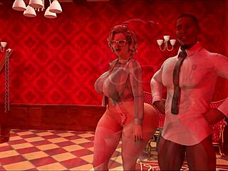 Boss Slams Curvy PAWG Employee in Exclusive BDSM Red Room