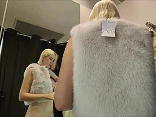 I caught big tits and pussy on hidden cam in fitting room!