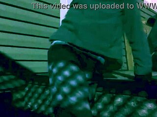 Nighttime stretch against steps