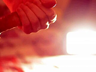 Watch this big cumshot fill the condom?