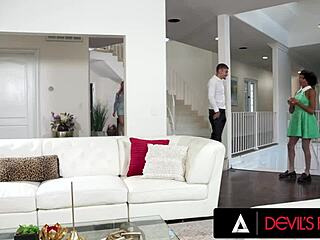 Devils Film - Busty Skylar Snow Squirts While Selling House