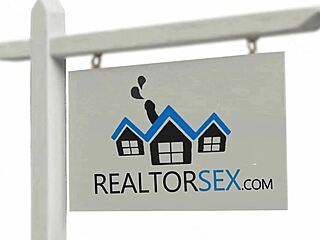 Realtor seduces couple and helps them to have a threesome
