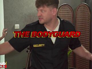Rich Bitch Seduces Her Private Security at Hotel