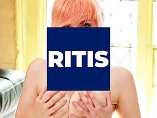 British nurse gets spit roasted and swallows cum
