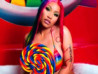Nicki Minaj in hot erotic solo performance