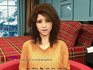 Hot anime brunette in new erotic adventure