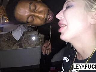 Blonde Hooker Escapes Snowy Streets with Anal for Pimp