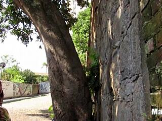 Fucking On The Street With Big Tits