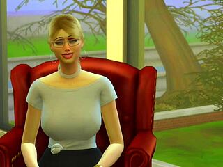 Boss in the animated film has sex with his secretary at the office desk