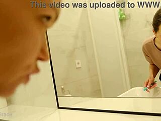 Kristina’s homemade porn scene in the shower and bedroom