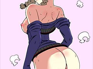 A collection of Amane Suzuhha's scenes from Steins;Gate in the style of anime porn