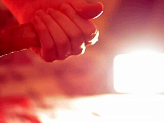 Watch this big cumshot fill the condom?