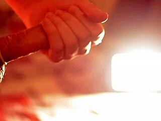 3D video of an amazing handjob with a huge cumshot