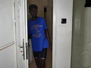 My step brother's close up view of beautiful ebony young girl with small waist