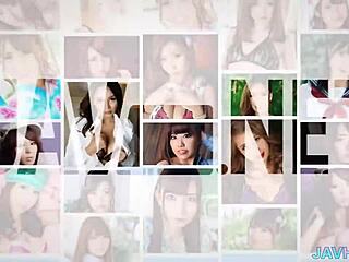 Sweet Japanese babe delivers HD blowjob magic