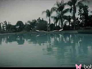 look at jillian janson touching herself solo outdoors in 4k!