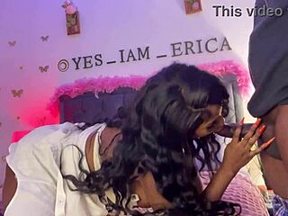 Ebony Slut Milf Facefucked By A Massive Dick