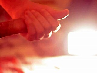 Watch this big cumshot fill the condom?