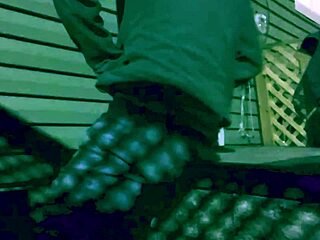 Nighttime stretch against steps