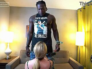 blonde cheating wife teaches athlete anatomy with blowjob