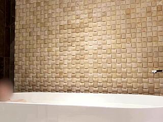 Relaxing Bath Time in a Luxury Hotel Setting