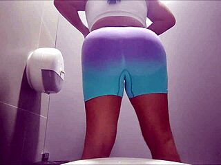 Hey, why sneak a cam in the gym bathroom for latina babes?