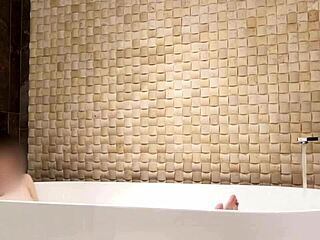 Relaxing Bath Time in a Luxury Hotel Setting