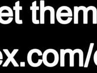 Woman enjoys webcam fun with man