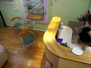 Sweet Step Daughter Candy Red Takes Old Cock In Homemade Kitchen Scene