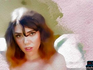 Latina Playboy Model Azura Grace Strips, Showing Off Big Natural Tits and Perfect Ass