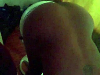 Black beauty exposes her big ass in homemade video