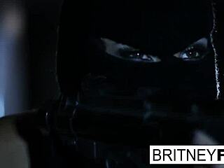 Britney and her babe in a lesbian sex scene